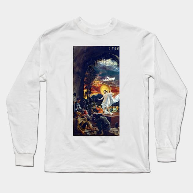 Albrecht Altdorfer The Resurrection of Christ Long Sleeve T-Shirt by pdpress